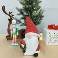thumbnail image 3 of Nain de Noël en polyrésine Holiday Time de 20 cm avec cloche - Rouge, 3 of 4