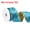 Bright Blue 2.5", variant on Uxcell 4" x 10 Yards Velvet Wired Gold Crushed Ribbon for Bow Decor Forest Green