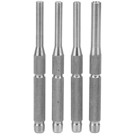 

4Pcs/Set Durable Stainless Steel Multi Size Round Head Pins Punch Tool 1/8 5/32 3/16 7/32