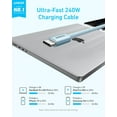 thumbnail image 6 of Anker Zolo USB C to USB C Cable, Braided and Dirt-Free Type-C Fast Charging Cable, Slim Connector, 6 of 6