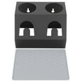 thumbnail image 1 of Dual Holes Draining Rack Soda Bottles Drainer Holder with Pad for Sodastream Accessory, 1 of 5