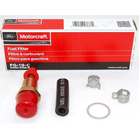 Motorcraft Engine Fuel Filter, MTCFG 19-C Fits select: 1978-1979 FORD F250, 1978-1979 FORD F150