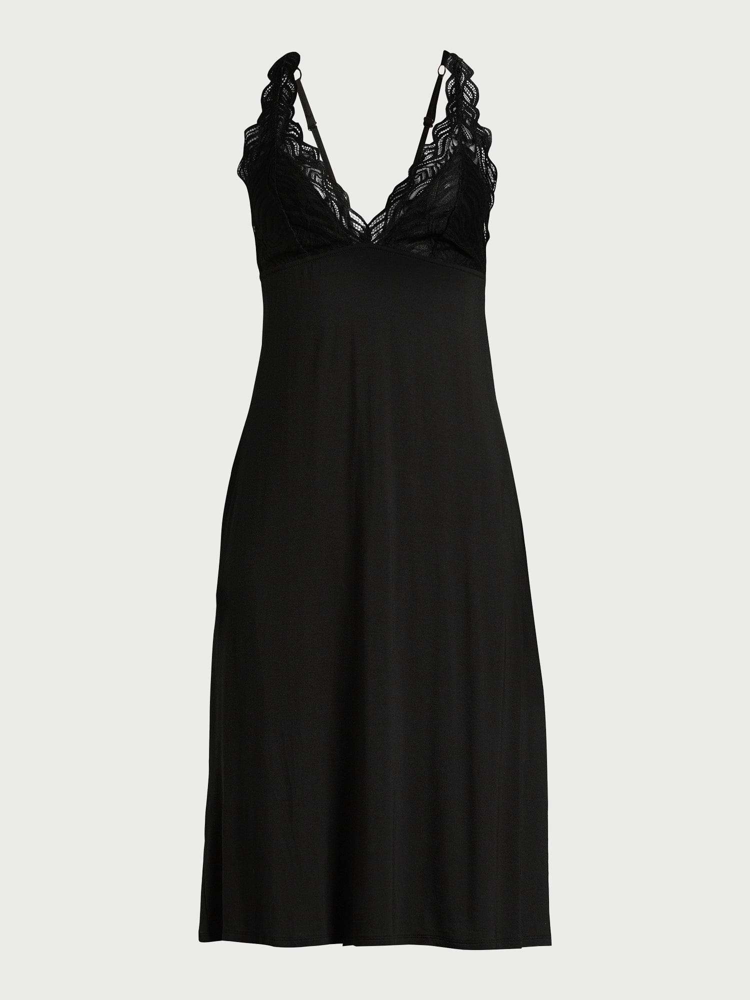 Sofia Intimates Women's and Plus Modal Midi Sleep Gown, Sizes XS-3X