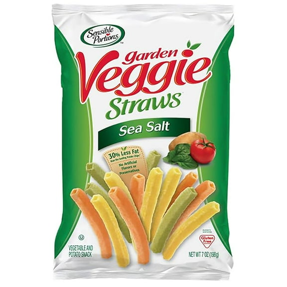 Pack of 1 Sensible Portions Veggie Straws, Sea Salt, 5 Ounce