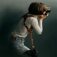 thumbnail image 3 of Dalazy Camera Strap Cam Harness Shoulder Rope Foldable Design Adjustable Long-lasting Multipurpose Load-bearing Multifunctional Brown, 3 of 6