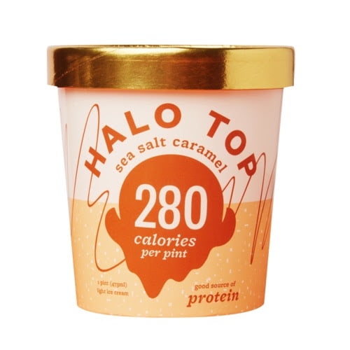 Halo Top Creamery Ice Cream, Multiple Flavors Available, Case of 8 Pints by Halo Top Creamery