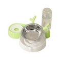thumbnail image 3 of Cuencos inclinados para perros y gatos perfecl con botella de agua y comedero lento, 3 of 8