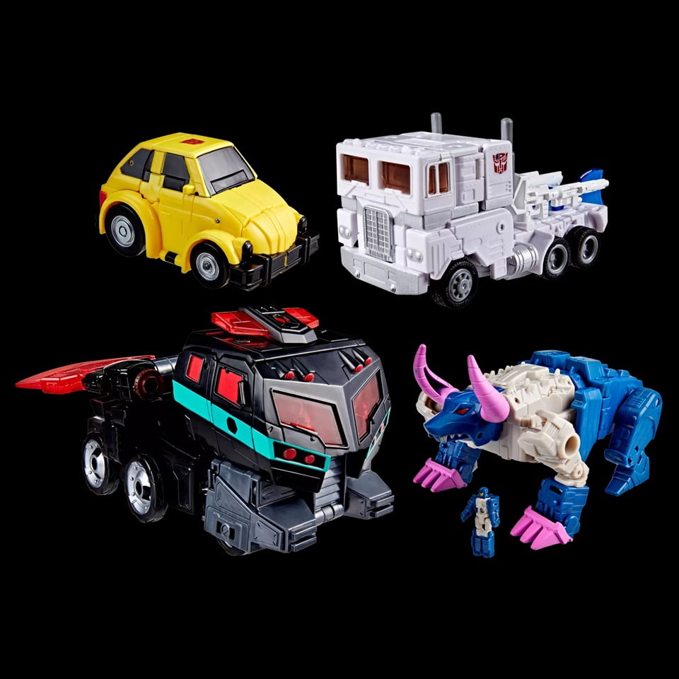 Transformers Age of the Primes Ultra Magnus & Autobot Bumper VS Horri-Bull & Nemesis Prime Action Figure 4-Pack