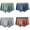 Two-tone color Mixed Color, variant on Men's Cotton Boxer Briefs - Breathable & Comfortable Underwear Multipack