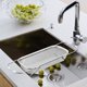thumbnail image 4 of Cesta plegable de acero inoxidable para fregadero, lavabo retráctil para verduras | Escurridor de fregadero extensible para secar platos | Escurridor sobre el fregadero para tazas, platos y ollas |, 4 of 4