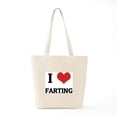 thumbnail image 6 of CafePress - I Love Farting Tote Bag - Unisex Canvas Tote Bag, Beige, 1-Piece, 6 of 7