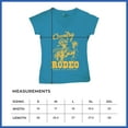 thumbnail image 7 of Country Girl Rodeo Women's V-Neck T-shirt Vintage Cowgirl, 7 of 7