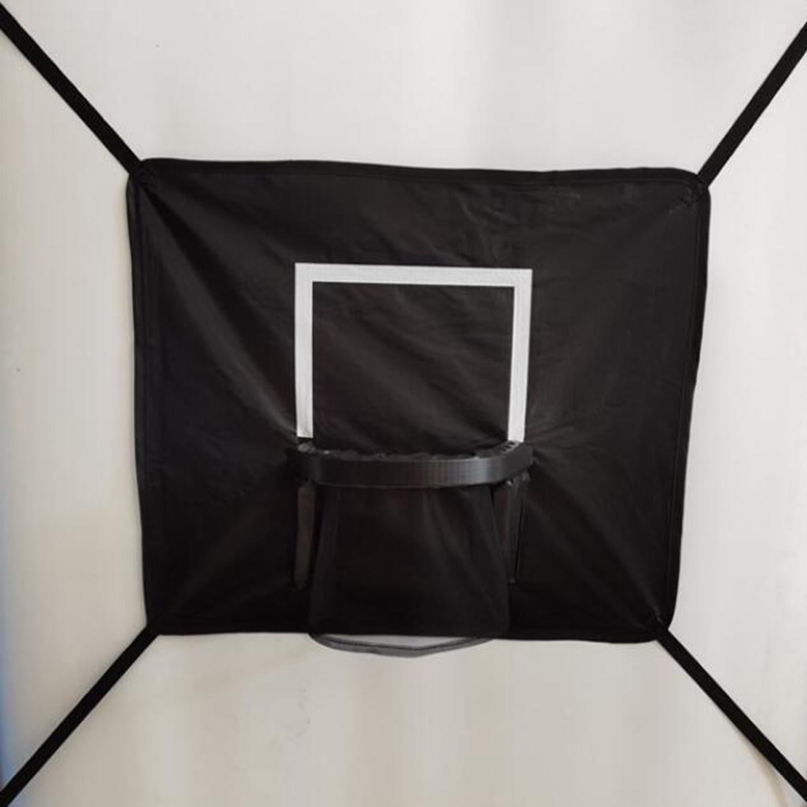 funtasica Mini Trampoline, Basketball Hoop, Trampoline Attachment, Sports Toy with Mini Basketballs, Basketball Training, Outdoor Goal Game 1 Ball