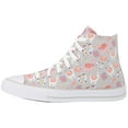thumbnail image 2 of Converse Kids Chuck Taylor All Star Llama - Hi (Little Kid/Big Kid) Mouse/Coastal Pink/White, 2 of 6