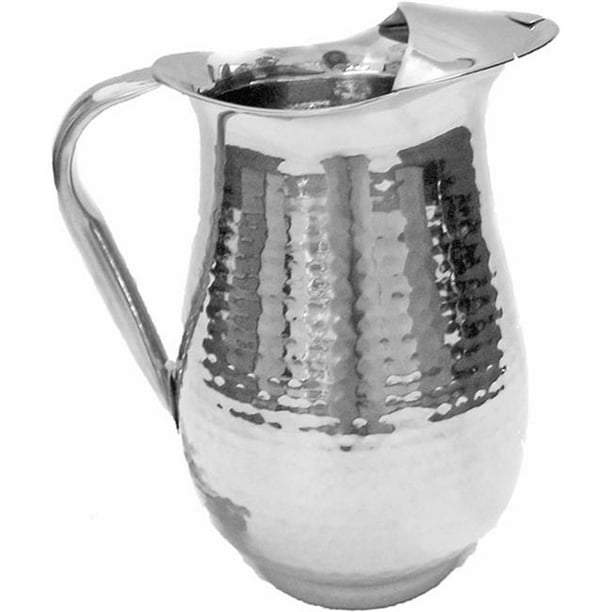 Star Distributors 82271 Stainless Steel Hammered Jug 2 liter Walmart