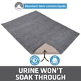 thumbnail image 4 of Drymate Cat Litter Trapping Mat, (Ridged Design), Traps Litter & Mess from Box, Soft on Kitty Paws -Absorbent/Waterproof/Urine-Proof- Machine Washable, Durable (28" x 36"), 4 of 9