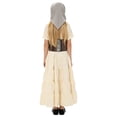 thumbnail image 4 of Odeerbi Toddler Girls Vintage Dress Set Renaissance Medieval Short Sleeve Tiered Dress with Corset Belt, 4 of 8