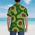 thumbnail image 6 of Disketp Hawaiian Shirts For Men,Big Colorful Avocados Print Mens Casual Short Sleeve Button Down Shirts Beach Shirt, 6 of 8