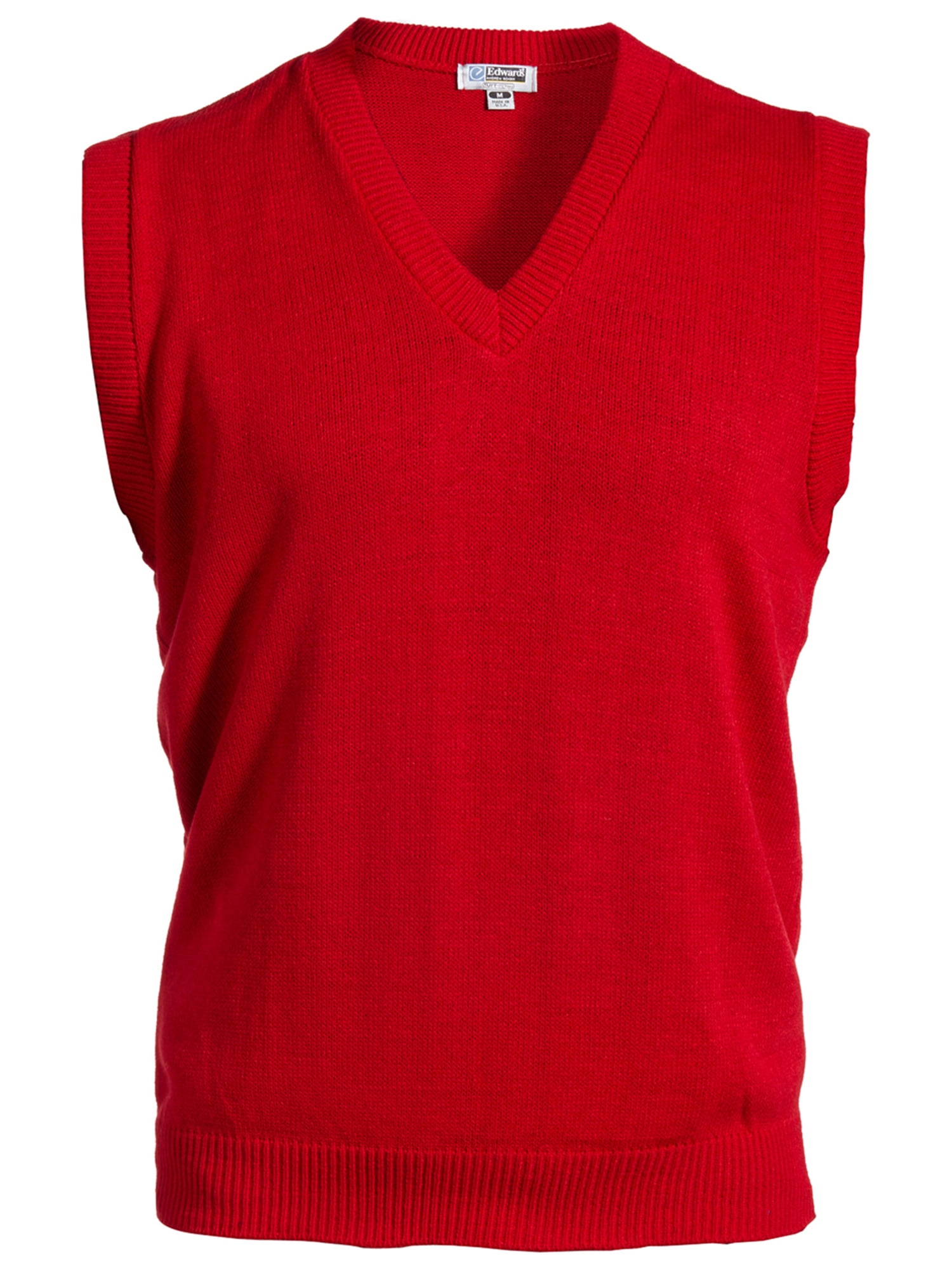 ladies red sweater vest