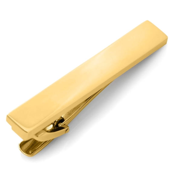 Gold Stainless Steel Engravable Tie Clip