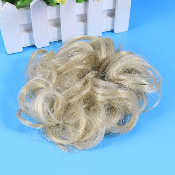 LABRIMP 1Pack Golden Hair Accessories for Women with Curly Style for Ball 12.50X12.50X1.50CM