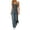 Dark Gray03, variant on Karymi Summer Tops for Women 2026 Scoop Neck Long Sleeveless Cami Top, Side Ruched High Slit Maxi Tank, Sleeveless Tunic Vest Going Out Tops