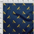thumbnail image 2 of oneOone Organic Cotton Poplin Twill Fabric Bird Block Printed Craft Fabric BTY 42 Inch Wide, 2 of 4