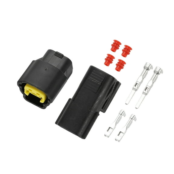 2 Pin Car Ballast Connector Plug Waterproof Male Female Wire Terminal Connector for Hyundai Elantra 1set
