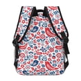 thumbnail image 4 of Fotbe Birds Flowers Pattern Casual Backpack for School, Travel, and Outdoor Activities - Durable, Lightweight, and Comfortable, 4 of 5