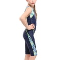 thumbnail image 5 of WRKEKC Girls One Piece Swimsuit Color Block Tank Style Sporty Swimsuit with Removable Pads 8-16 Years, 5 of 7