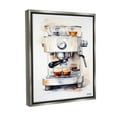 thumbnail image 4 of Stupell Industries Modern Espresso Machine Food & Beverage Painting Gray Floater Framed Canvas Art Print Wall Art, 25 x 31, 4 of 10