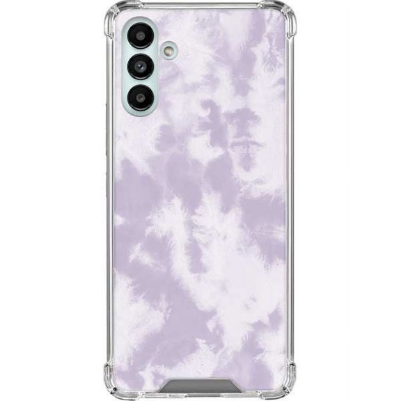 Skinit Tie Dye Purple and White Tie Dye Galaxy A13 5G Clear Case