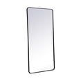 thumbnail image 5 of Soft corner metal rectangular mirror 30x60 inch in Black, 5 of 10