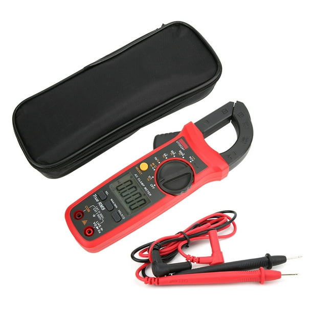 Pinza amperimétrica portátil UNI T UT202a de rango automático mini con valor eficaz verdadero para pruebas de voltaje, corriente, resistencia y capacitancia