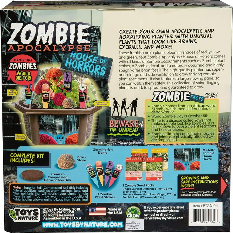 Toys By Nature: Zombie Apocalypse - DIY Biosphere Terrarium