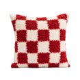 thumbnail image 2 of Latrodar Modern Pillow Red Festive Cushion Long-Lasting Backrest Pillow Set White 10x10 Inch Home Stuff, 2 of 5