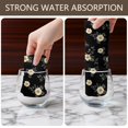 thumbnail image 6 of 2 Pcs Pioneer Flower Floral Print Pattern Kitchen Towels, Funny Microfiber Dish Towel Set, 18" X 26" Tea Towels, 6 of 6