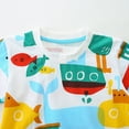thumbnail image 4 of Boys T Shirts Summer Toddler Girls Short Sleeve Cartoon Prints Hawaiian Shirt, 4 of 4