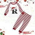 thumbnail image 4 of mgoYE Family Pajamas Winter Family Christmas Pajamas Matching Sets 2025 A-Z Letter Alphabet Xmas Holiday Pjs Cute Sleepwear Loungewear Jammies, 4 of 6