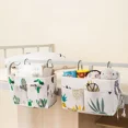 thumbnail image 4 of Organizadores colgantes portátiles esenciales para el cuidado del bebé Almacenamiento para cuna Organizador de cuna para bebé Bolsa de pañales Accesorios de cama para bebé de lino, 4 of 5