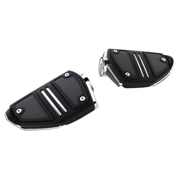 Ciro Goldstrike Twin Rail Footrests Without Driver Adapter - Chrome 68400