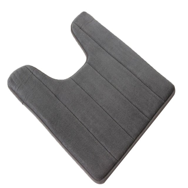 Toystoory Alfombra de baño en forma de U, lavable, absorbente de agua, agradable a la piel, alfombra de baño reciclada, protección para la ducha, Type7 NO7 Toystoory JJ6814-03