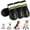 black, variant on BECROWM Waterproof Dog Boots-Anti-Slip Dog Shoes with Paw Embroidery,Reflective Straps,for Rainy/Snowy/Muddy Days,Outdoor Walking,Fits Medium-Large Dogs(Black, #6 (Width 2.76inch) for 55-66 lbs)