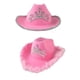 thumbnail image 4 of sweethay Sombrero de estilo vaquero occidental bonito a la moda, decoración de plumas, gorro de diamantes de imitación, accesorio para la Disfraces de disfraces Lentejuelas, 4 of 6
