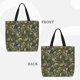 thumbnail image 2 of Balery Green Skulls Bolsa de Mano para Mujeres con Cremallera, Bolsa de Gimnasio con Compartimentos, Bolsa para Laptop, Bolsa para Trabajo, 2 of 7