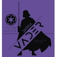 thumbnail image 2 of Junior's Star Wars: Obi-Wan Kenobi Darth Vader Strong is the Dark Side Silhouette  Graphic Tee Purple X Large, 2 of 3