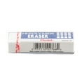 Pentel HiPolymer Block Eraser, Latex Free, White, Pack of 3 Erasers