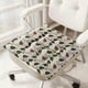 thumbnail image 4 of Cojines de silla con penacho y ataduras - Cojines de poliéster de 15,75x15,75 pulgadas para sillas de comedor y cocina, para uso interior/exterior, resistentes al agua, 4 of 6