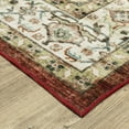 thumbnail image 3 of Woven Trends Roma - SUM01 - Traditional Style, Medallion Pattern, Stain Resitant, Living Room, Dining Room, Office, Low Pile Polyester Area Rug in Red - 4' x 6', 3 of 3