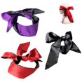 thumbnail image 2 of SHAR Sleep Mask Eye Blindfold Satin Night Mask Satin Eye Mask Satin Sleep Mask Eye Blindfold Blindfold Smooth Satin Eye Covers Red Black Blindfold for Sleeping, 2 of 5